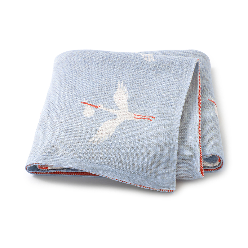 Baby Nursery Bed - Baby Blanket Knit Infant Stroller Swaddling