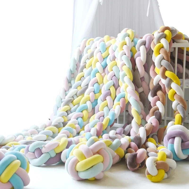 3M Baby Bed Bumper Long Knotte - Baby Nursery Glider 评论和价格