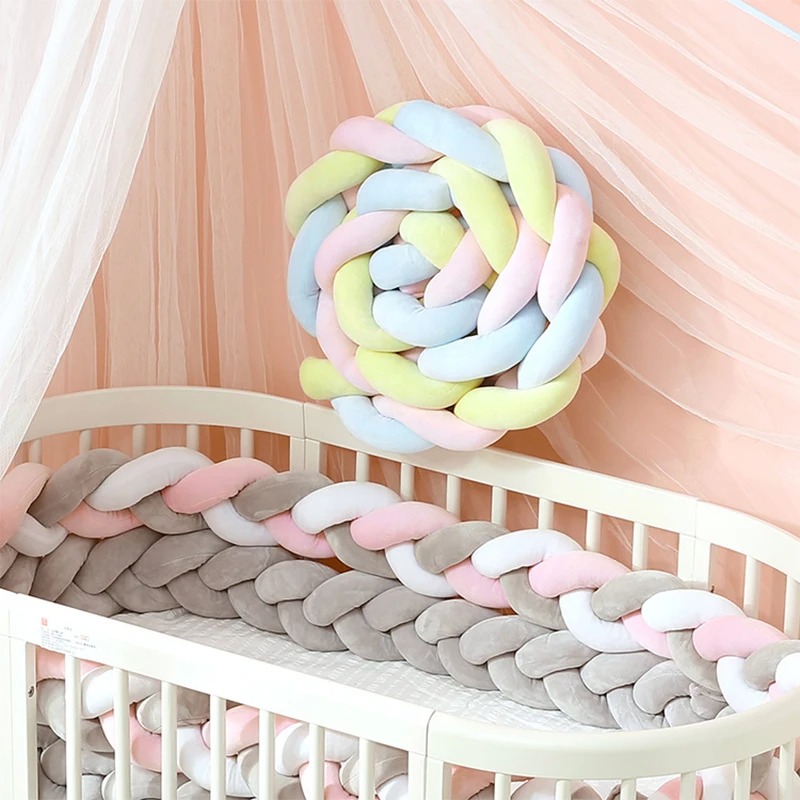 3M Baby Bed Bumper Long Knotte - Baby Nursery Glider 评论和价格