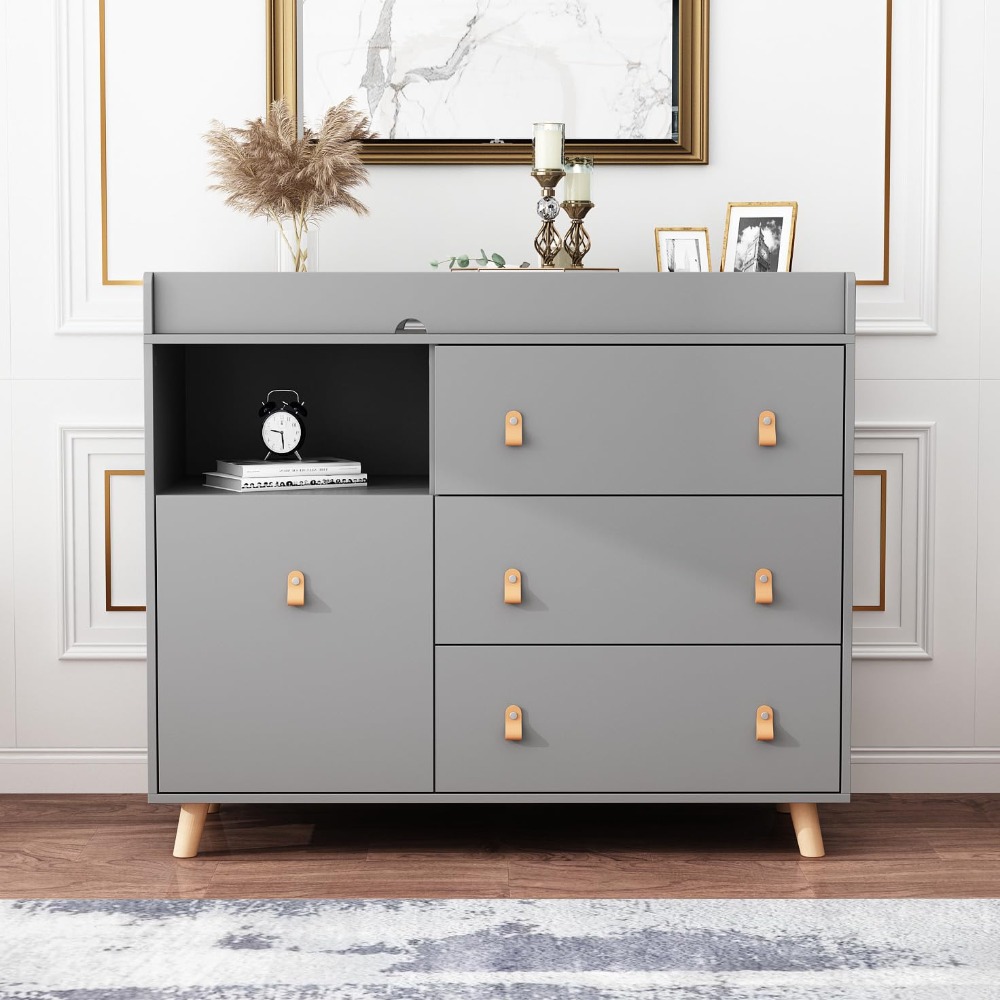 Baby Dresser Changing Table, T - Baby Nursery Dresser Changing Table 评论和价格