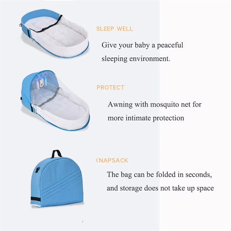 Baby Bed Crib Convenient Foldi - Baby Nursery Bed 评论和价格