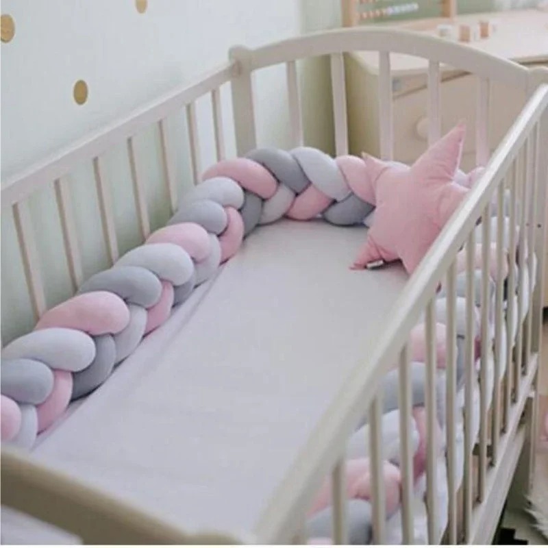 Boho Braided Crib Bumper Pillo - Baby Nursery Glider 评论和价格