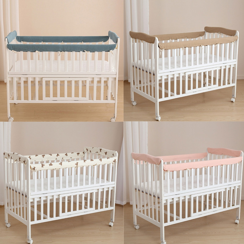 4 PCs Cotton Baby Bed Bumpers  - Baby Nursery Glider 评论和价格