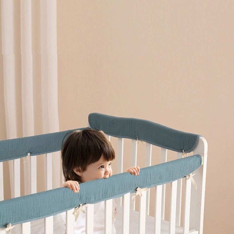 4 PCs Cotton Baby Bed Bumpers  - Baby Nursery Glider 评论和价格