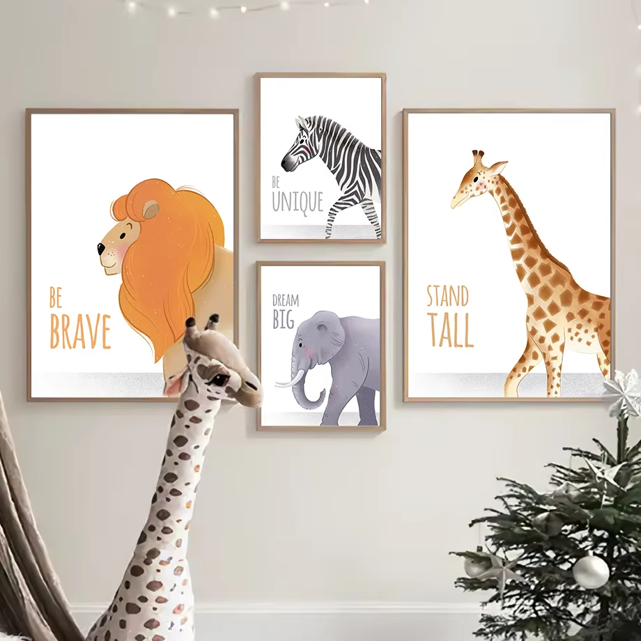 Inspirational quotes Nursery W - Baby Nursery Giraffe 评论和价格