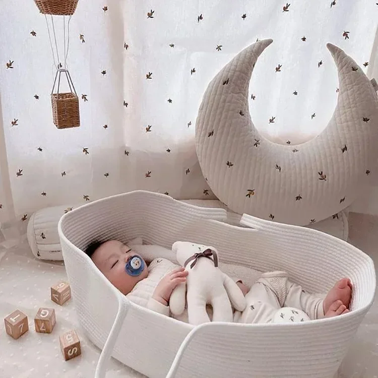 Portable Baby Moses Basket Car - Baby Nursery Bed 评论和价格