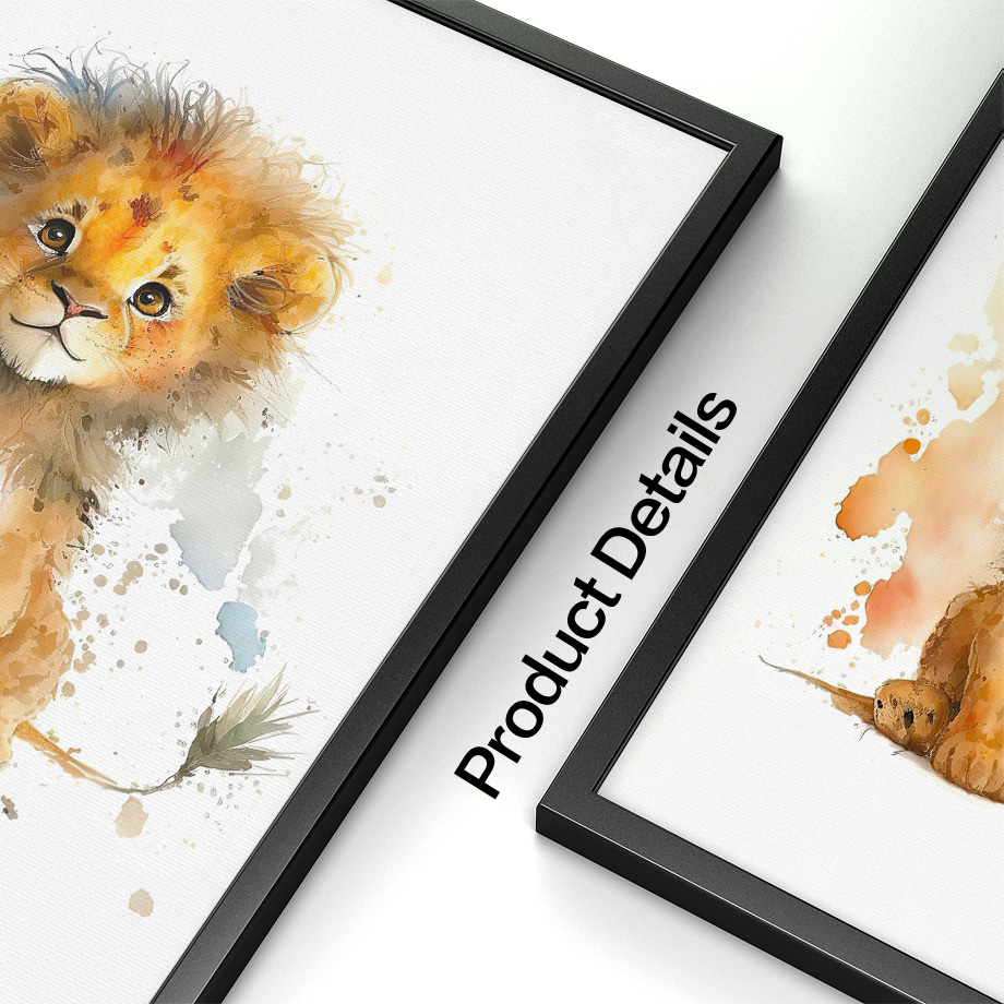 Nursery Animals Lion Giraffe R - Baby Nursery Giraffe 评论和价格