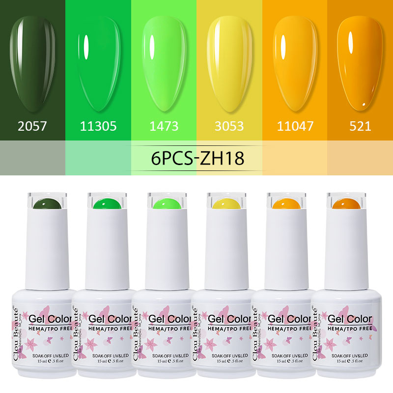 Clou Beaute 6pcs HEMA TPO FREE - Baby Nursery Jelly 评论和价格