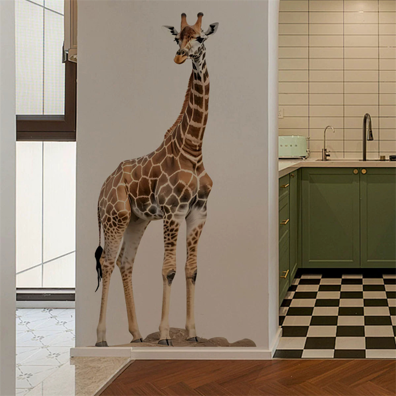 Large Safari Animals Giraffe S - Baby Nursery Giraffe 评论和价格